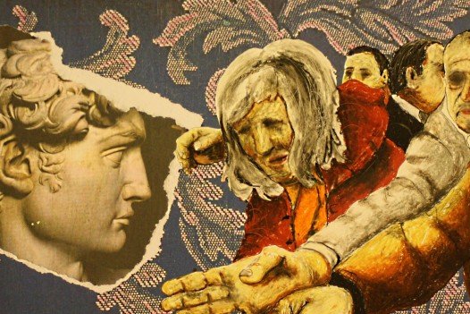 N° 190312              tecnica mista su tela cm100x100