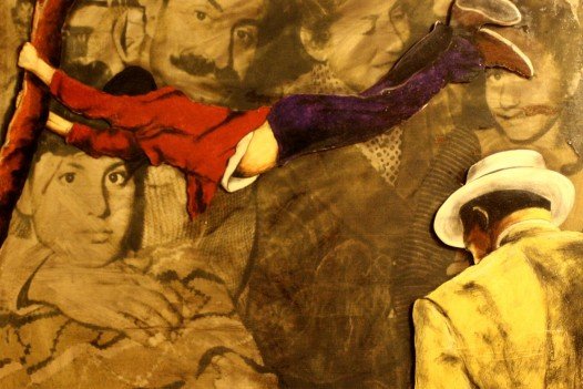 N° 281012    tecnica mista su pannello cm. 100×100