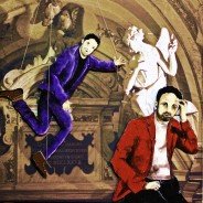 ” Burattini religiuosi ” tecnica mista su tela cm.60×60